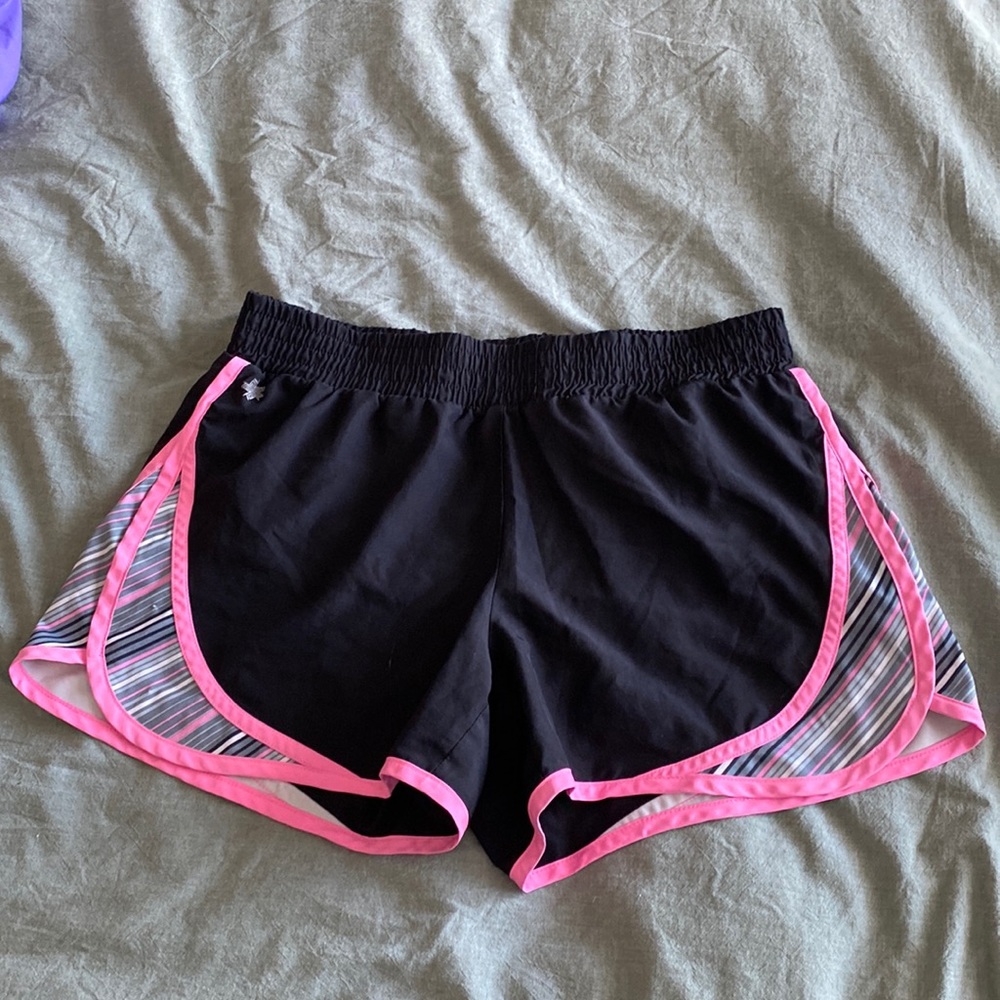 Tek Gear Women’s black and pink athletic shorts